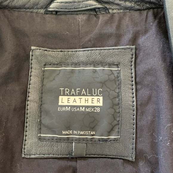 Leather biker jacket - Picture 9 of 10